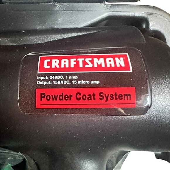 Craftsman Electric Powder Coat Spray System Gun Metal Finisher - Picture 6 of 11